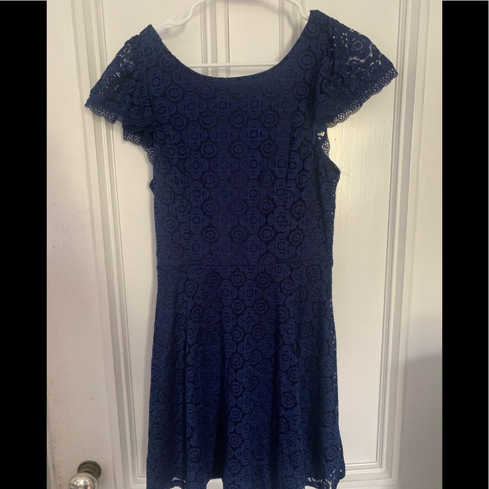Francesca’s Blue Lace Dress